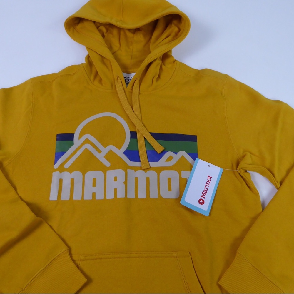 Marmot Coastal Hoody Pullover Hoodie Hooded Sweatshirt Heather Fleece Lined NWT